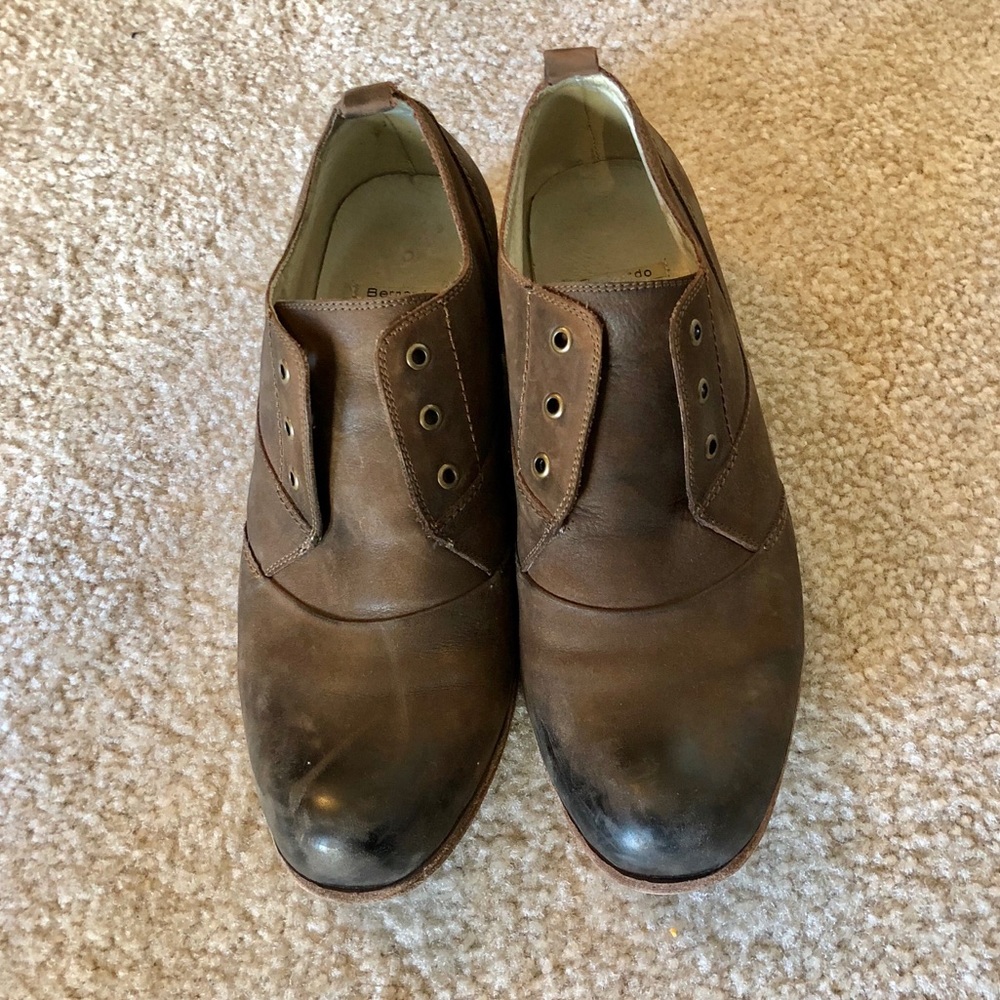 Leather Ankle Booties, size 10